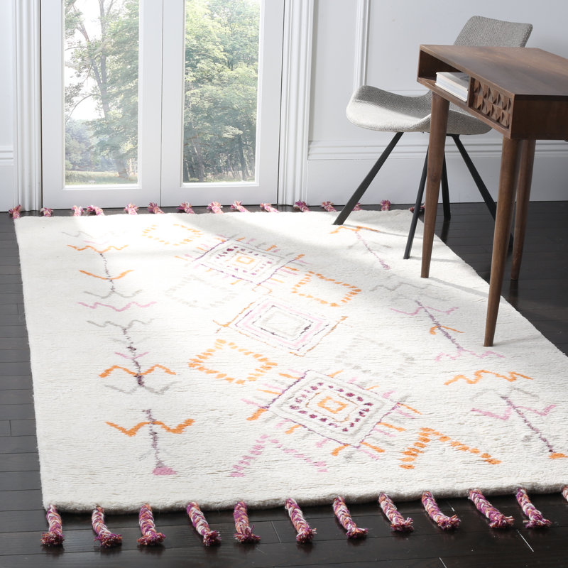 Lockheart HandTufted Gray/Orange Area Rug & Reviews AllModern